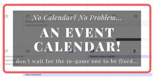 post banner - TERA Event Calendar Annoucement